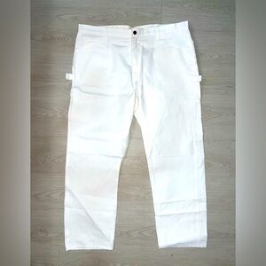NWT Dickies Pittsburgh PPG paints white pants Men's White Pants Size 42X32